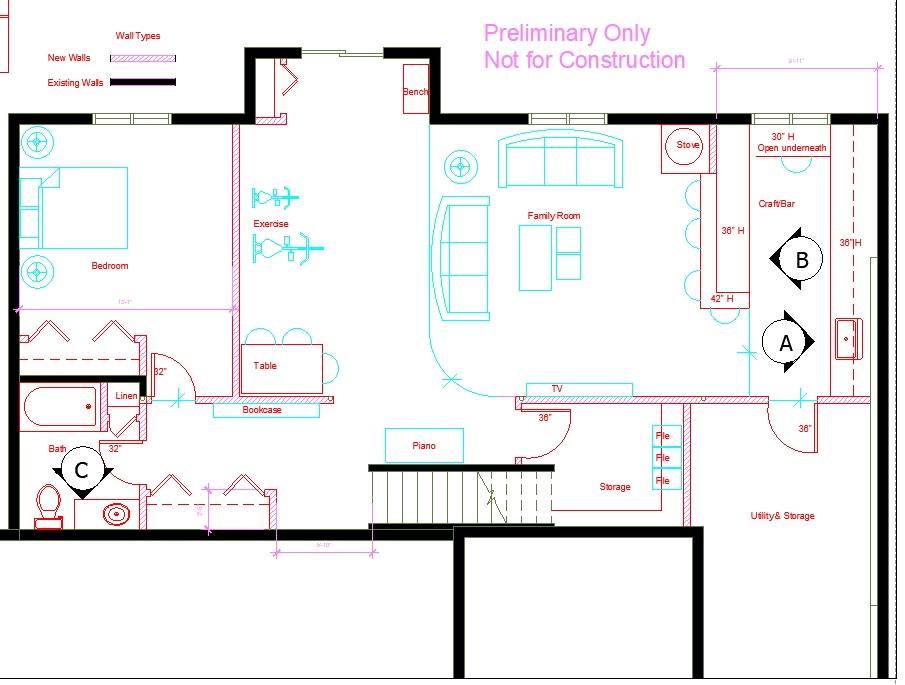 Rough sketch of Floor Plan | DiscoverDesign